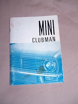 Imagen del vendedor de Mini Clubman Saloon Estate Handbook a la venta por Pacific Rim Used Books  LLC