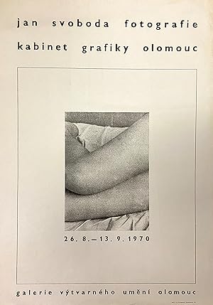 JAN SVOBODA: FOTOGRAFIE KABINET GRAFIKY OLOMOUC - 1970, 55 x77 cm POSTER