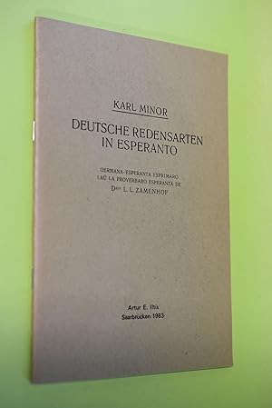 Deutsche Redensarten in Esperanto : germana-esperanta esprimaro laÇ" la ProverbÌaro esperanta de...
