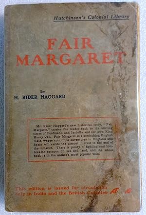 Bild des Verkufers fr Fair Margaret zum Verkauf von SF & F Books