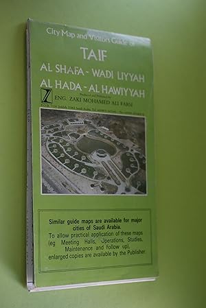 City Map and Visitors Guide of TAIF, Al Shafa Wadi Liyyah, Al Hada Al Hawiyyah zweisprachig engli...