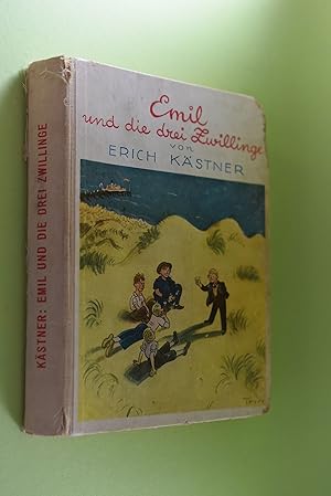 Bild des Verkufers fr Emil und die drei Zwillinge : die zweite Geschichte von Emil und den Detektiven. von Erich Kstner. Ill von Walter Trier zum Verkauf von Antiquariat Biebusch