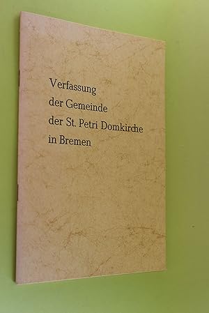 Verfassung der Gemeinde der St. Petri Domkirche in Bremen