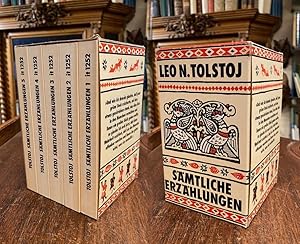 Bild des Verkufers fr Leo N. Tolstoj : Smtliche Erzhlungen in fnf Bnden (Kassette). zum Verkauf von Antiquariat an der Stiftskirche