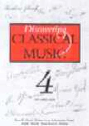 Immagine del venditore per Discovering Classical Music: Volume 4 venduto da WeBuyBooks