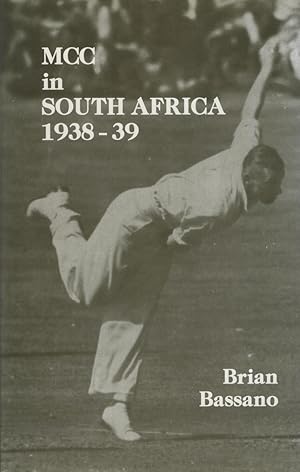 Imagen del vendedor de M.C.C. IN SOUTH AFRICA 1938-39 a la venta por Sportspages