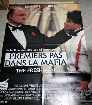 Affiche PREMIERS PAS DANS LA MAFIA Andrew BERGMAN Marlon BRANDO 120x160cm