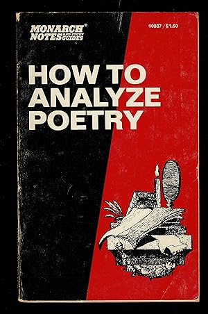 Seller image for How To Analyze Poetry for sale by Granada Bookstore,            IOBA