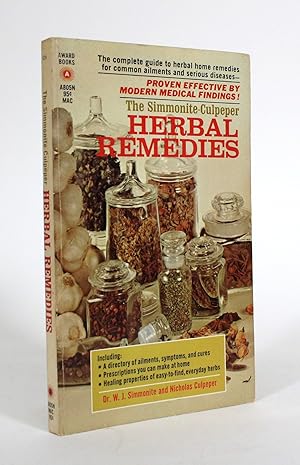 Bild des Verkufers fr The Simmonite-Culpeper Herbal Remedies zum Verkauf von Minotavros Books,    ABAC    ILAB