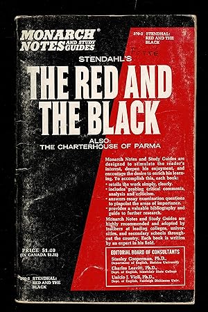 Stendhal's The Red And The Black And The Charterhouse Of Parma (Monarch Notes)