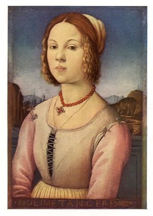 PORTRAIT OF A YOUNG GIRL After Lorenzi Di Credi,Florentine School 1459-1537