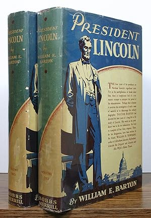 Image du vendeur pour PRESIDENT LINCOLN. With Preface and the Last Three Chapters by William H. Townsend - 2 Volume Set mis en vente par AMARANTH BOOKS