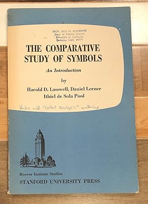 Seller image for The Comparative Study of Symbols for sale by Rosario Beach Rare Books