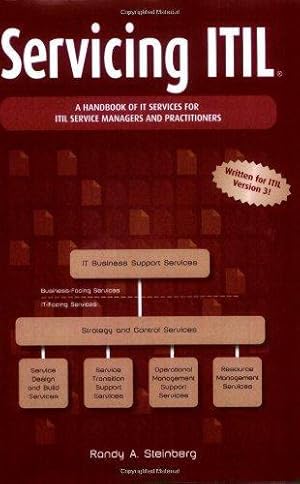 Bild des Verkufers fr Servicing ITIL: A Handbook of IT Services for ITIL Managers and Practitioners zum Verkauf von WeBuyBooks