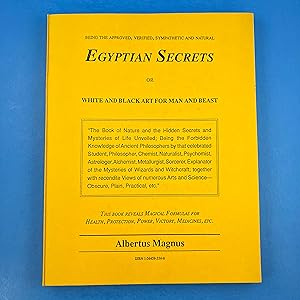 Egyptian Secrets of White and Black Art for Man and Beast