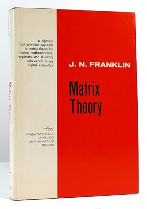 Immagine del venditore per MATRIX THEORY venduto da Rare Book Cellar