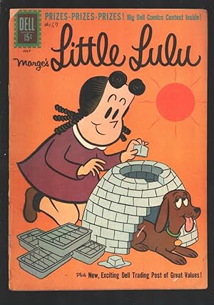 Bild des Verkufers fr Marge's Little Lulu #157 1961-Dell-Tubby & Witch Hazel appear--Igloo cover-G zum Verkauf von DTA Collectibles