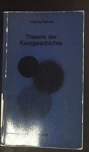 Seller image for Theorie der Kurzgeschichte. Schwerpunkte Germanistik for sale by books4less (Versandantiquariat Petra Gros GmbH & Co. KG)
