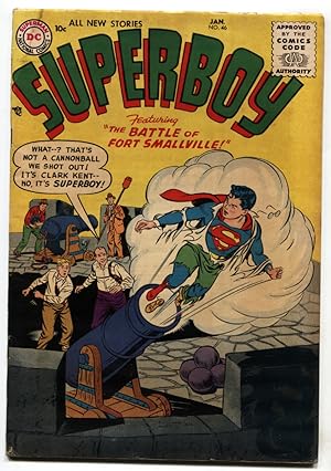 SUPERBOY #46--1956--DC COMICS--SMALLVILLE--SILVER AGE--G/VG