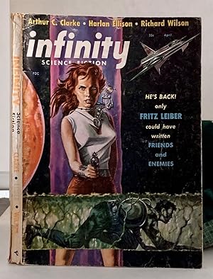 Immagine del venditore per Deeper Than the Darkness," by Harlan Ellison; "The Case of the Snoring Heir," by Arthur C. Clake; "Friends and Enemies," by Fritz Leiber (Found in Infinity Science Fiction) April 1957; Vol. 2, No. 2 venduto da S. Howlett-West Books (Member ABAA)