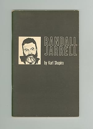 Imagen del vendedor de Randall Jarrell by Karl Shapiro, Lecture given under the Auspices of Gertrude Clarke Whittall Poetry & Literature Fund for the Library of Congress. Includes a Bibliography of Material on Jarrell OP a la venta por Brothertown Books