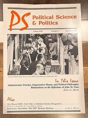 Seller image for Political Science and Politics: Voume XXX, Number 4, December 1997 for sale by Rosario Beach Rare Books