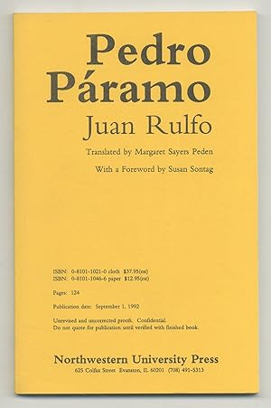 Immagine del venditore per Pedro Páramo venduto da Between the Covers-Rare Books, Inc. ABAA