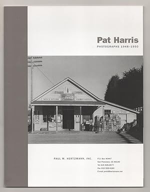 Bild des Verkufers fr Pat Harris: Photographs 1948-1950 zum Verkauf von Jeff Hirsch Books, ABAA