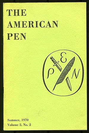 Bild des Verkufers fr The American Pen - Volume 2, No. 2, Summer 1970 zum Verkauf von Between the Covers-Rare Books, Inc. ABAA