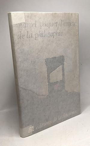 L'enjeu de la philosophie