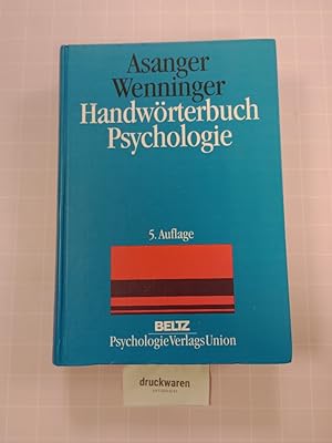 Imagen del vendedor de Handwrterbuch Psychologie. a la venta por Druckwaren Antiquariat
