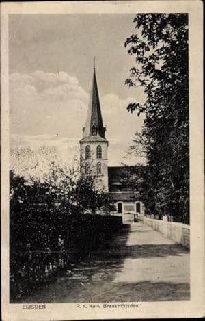 Bild des Verkufers fr Ansichtskarte / Postkarte Eijsden Margraten Limburg Niederlande, Rooms Katholieke Kerk Breust zum Verkauf von akpool GmbH