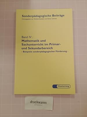 Mathematik und Sachunterricht im Primar- und Sekundarbereich : Beispiele sonderpädagogischer Förd...