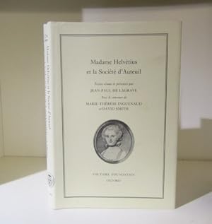 Seller image for Madame Helvtius et la Socit d'Auteuil for sale by BRIMSTONES