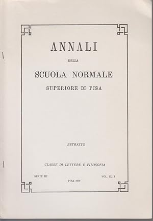 Immagine del venditore per Premesse per una discussione su Eduard Schwartz. [Da: Annali della Scuola Normale Superiore di Pisa, Serie 3, Vol. 8, No. 3]. venduto da Fundus-Online GbR Borkert Schwarz Zerfa