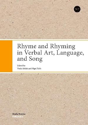 Image du vendeur pour Rhyme and Rhyming in Verbal Art, Language, and Song mis en vente par AHA-BUCH GmbH