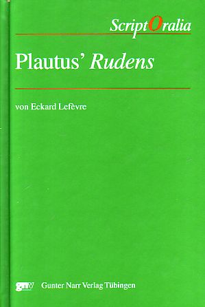 Bild des Verkufers fr Plautus' Rudens zum Verkauf von Fundus-Online GbR Borkert Schwarz Zerfa