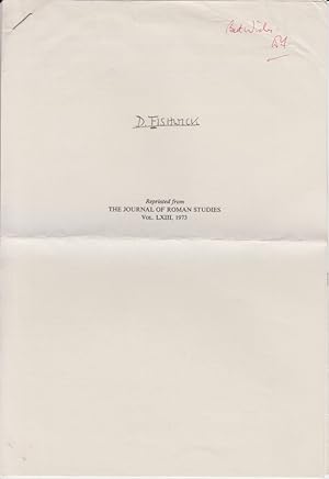 Seller image for D. G. Weingartner, Die Aegyptenreise des Germanicus, Bonn: R. Habelt, 1969. [Review from: The Journal of Roman Studies, Vol. 63, 1973]. for sale by Fundus-Online GbR Borkert Schwarz Zerfa�