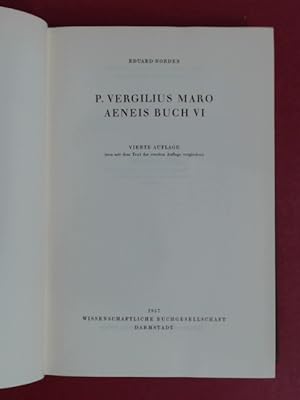 Bild des Verkufers fr P. Vergilius Maro Aeneis. Buch VI. zum Verkauf von Wissenschaftliches Antiquariat Zorn