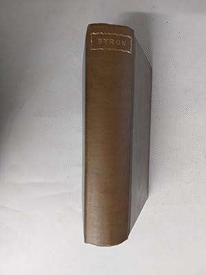 Bild des Verkufers fr Byron Selections From Poetry Letters and Journals zum Verkauf von Cambridge Rare Books