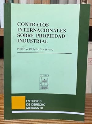 Imagen del vendedor de CONTRATOS INTERNACIONALES SOBRE PROPIEDAD INDUSTRIAL. Prlogo de Jos Carlos Fernndez Rozas a la venta por Fbula Libros (Librera Jimnez-Bravo)