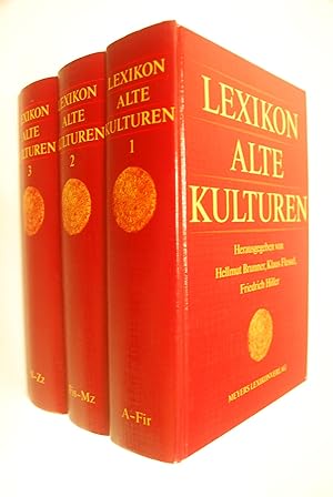 Lexikon alte Kulturen in 3 Bänden hrsg. und bearb. von Hellmut Brunner . und Meyers Lexikonred.