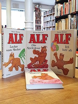 Seller image for Alf - Konvolut von vier B�nden, Locker vom Hocker / Die Spritztour / Allererste Sahne / Ich heb ab for sale by Antiquariat Orban & Streu GbR