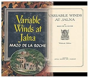 Bild des Verkufers fr Variable Winds at Jalna zum Verkauf von Redux Books