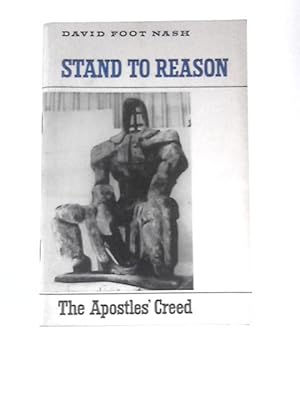 Imagen del vendedor de Stand To Reason a la venta por World of Rare Books