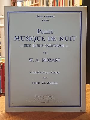 Image du vendeur pour Petite Musique De Nuit = Eine kleine Nachtmusik, transcrite pour piano par Henri Classens, mis en vente par Antiquariat Orban & Streu GbR