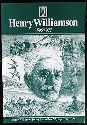 Seller image for Henry Williamson Society Journal No. 32, September 1996. for sale by Shore Books