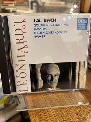 Bild des Verkufers fr J.S. Bach Goldberg Variationen BWV 985; Italienisches Konzert BWV 971 Gustav Leonhardt Edition zum Verkauf von Antiquariat Hecht