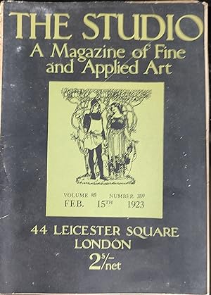 Imagen del vendedor de The Studio a magazine of Fine and Applied Art vol 85 no 359 feb 15 1923 a la venta por Shore Books