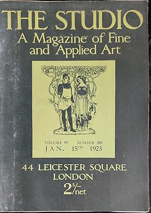 Image du vendeur pour The Studio A Magazine of Fine and Applied Art. Volume 85, Number 358. Jan. 15th 1923 mis en vente par Shore Books